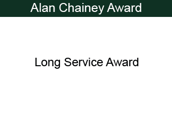 Alan Chainey Award - Long Service Award