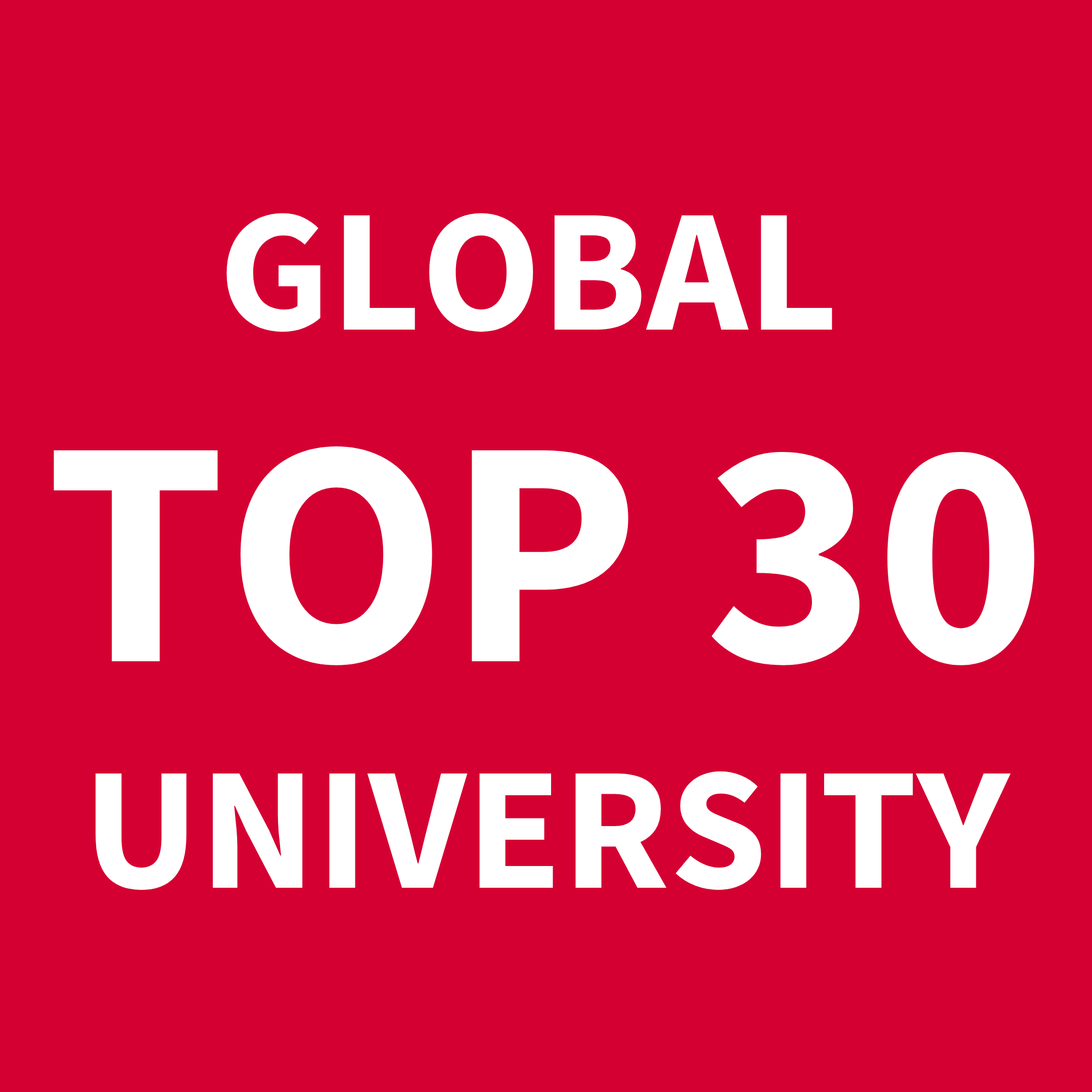 global top 30 university