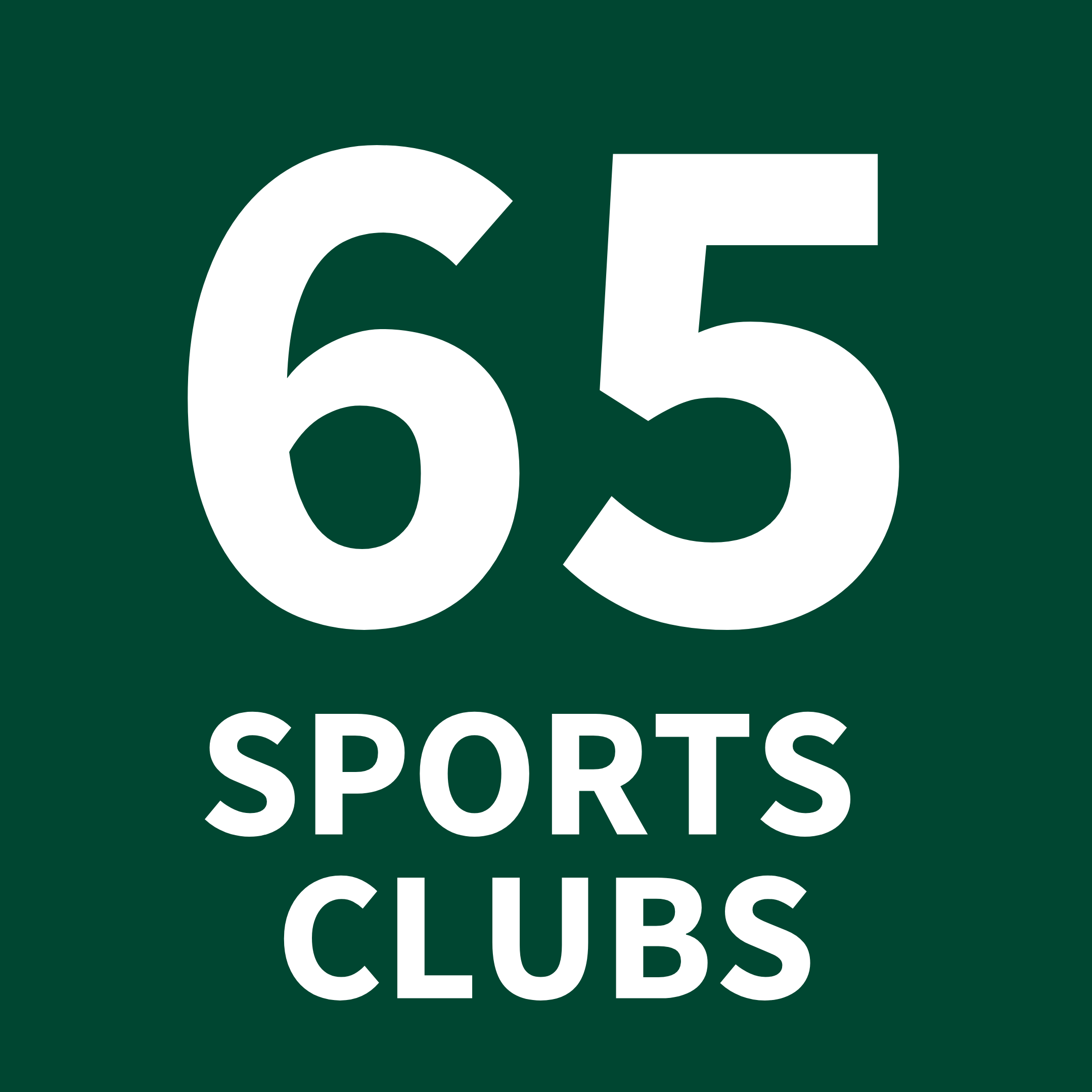 65 sports clubs