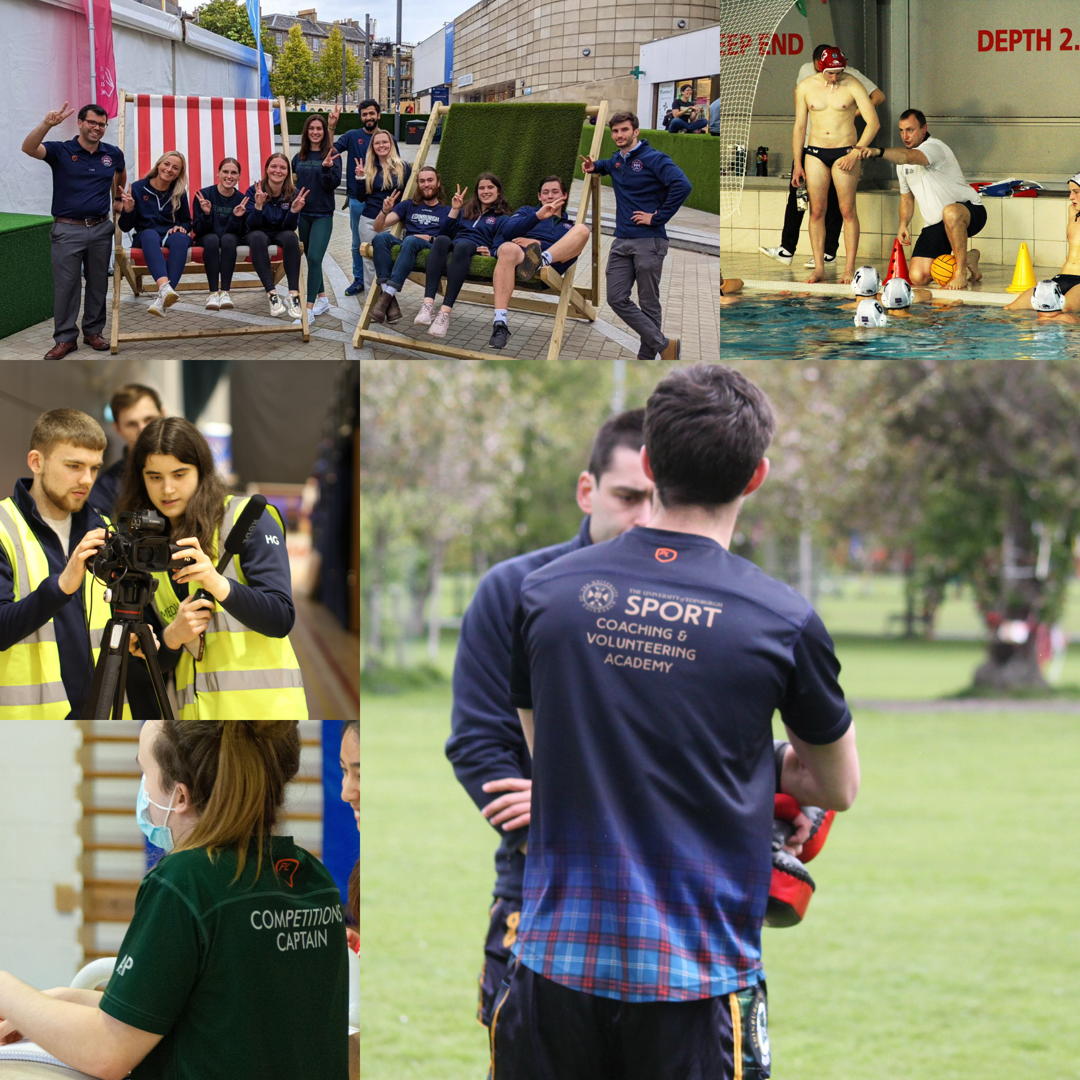 picture of people volunteering and coaching